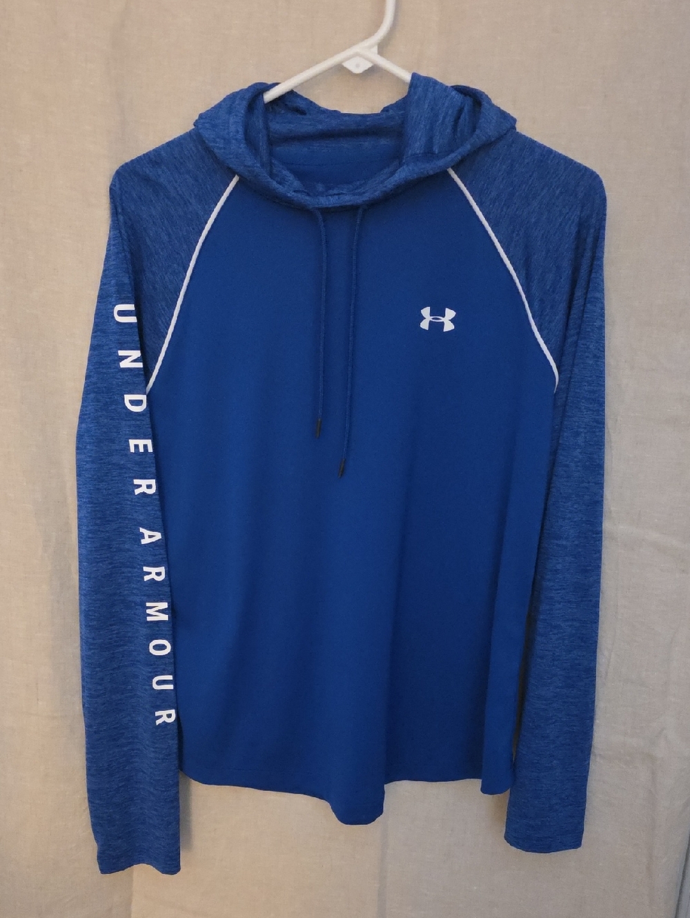 Under Armour Royal Blue Hooded Performance Long Sleeve Shirt